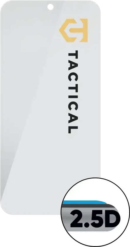 Tactical Apsauginis stiklas Shield 2.5D skirtas Samsung Galaxy A37 skaidrus