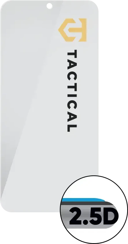 Tactical Apsauginis stiklas Shield 2.5D skirtas Samsung Galaxy A57 skaidrus