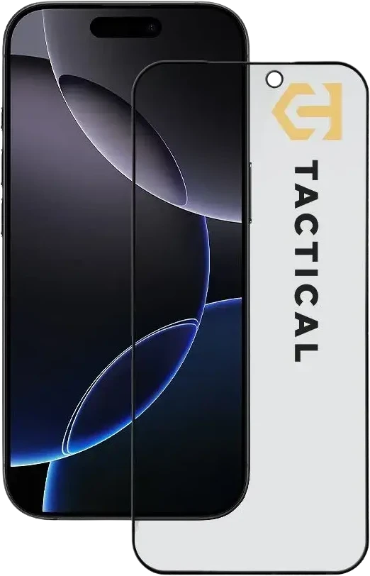 Tactical Glass Shield Privacy Stealth 5D for Apple iPhone 18 Pro Max Juodas