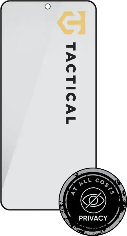 Tactical Apsauginis stiklas Shield Privacy Stealth 5D for Motorola Edge 70 Juodas