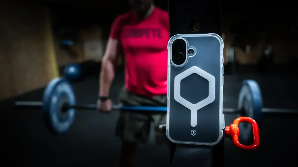 Tactical MagForce Hexagon dėklas skirtas Apple iPhone 16 Pro Max T-Baltas
