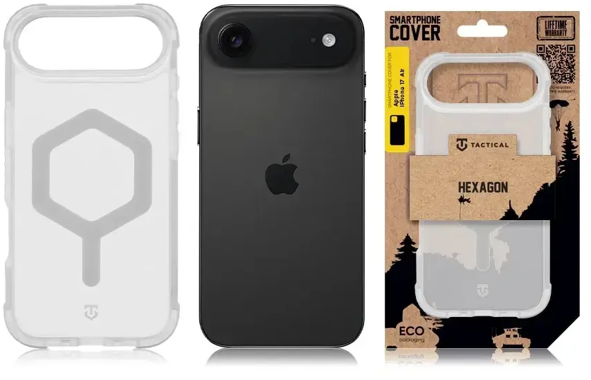Tactical MagForce Hexagon dėklas skirtas Apple iPhone Air T-Baltas