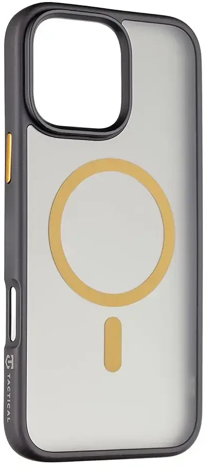 Tactical MagForce Hyperstealth 2.0 dėklas telefonui iPhone 16 Pro Max juodos ir geltonos spalvos