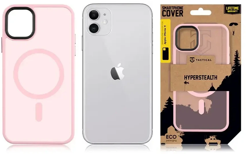 Tactical MagForce Hyperstealth dėklas skirtas Apple iPhone 11 Rožinė Panther