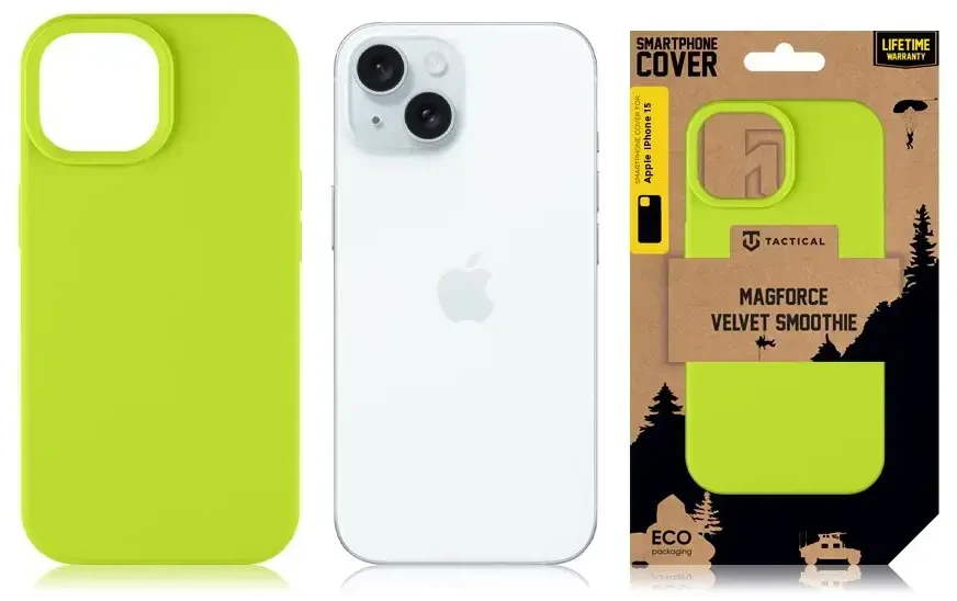 Tactical MagForce Velvet Smoothie dėklas skirtas Apple iPhone 15 Avocado