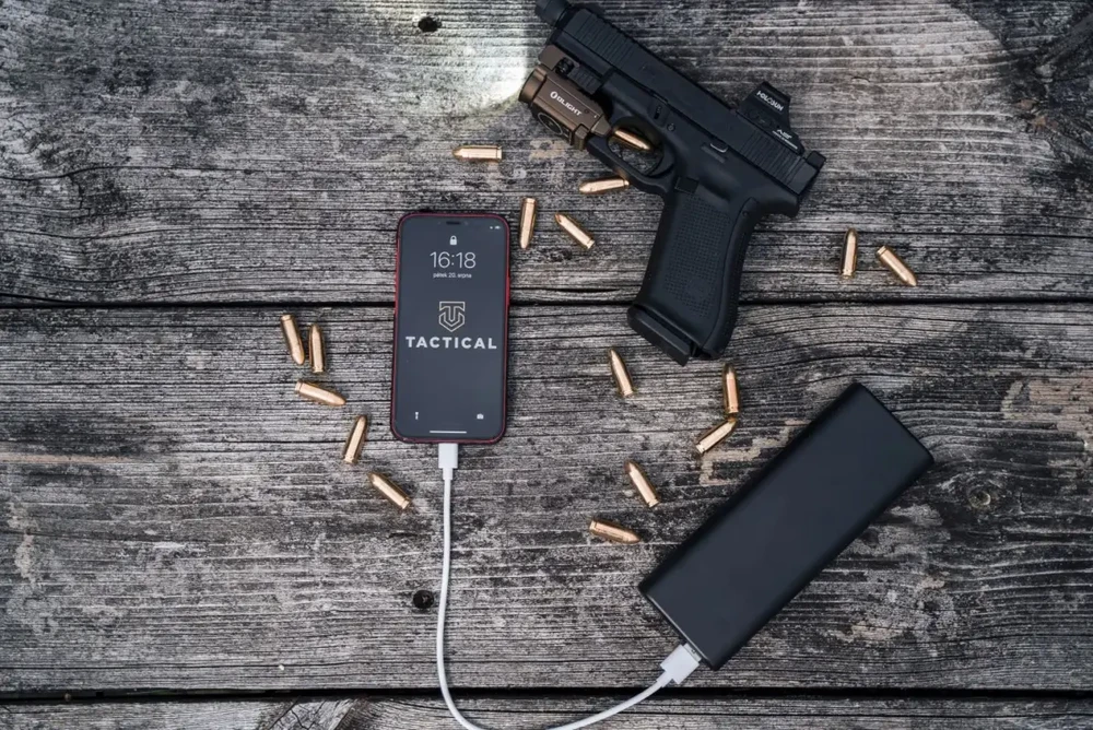 Tactical Smooth Thread kabelis USB-A/USB-C 2m juodos spalvos