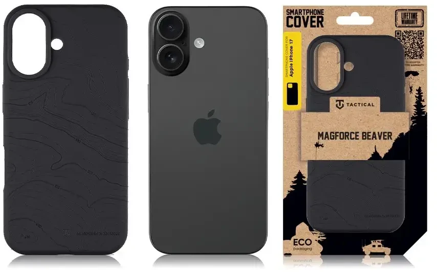 Tactical MagForce Beaver dėklas skirtas Apple iPhone 17 Asphalt