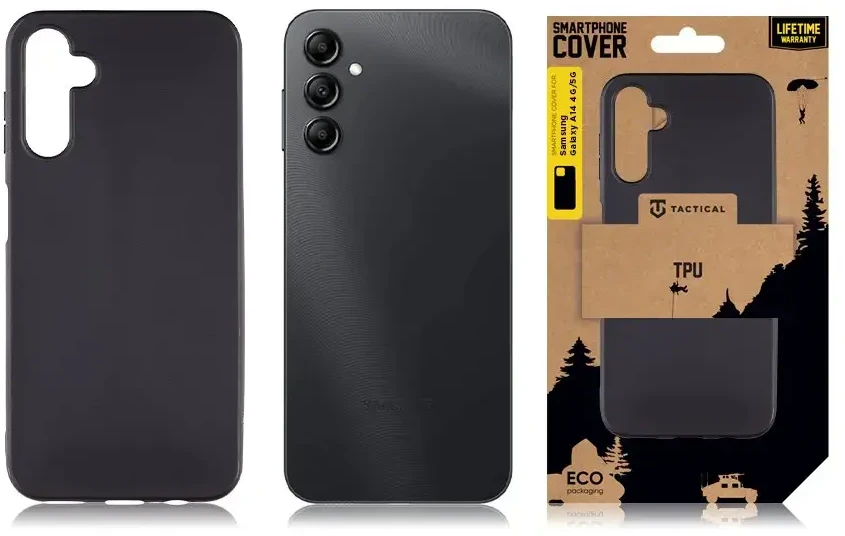 Dėklas Tactical Taktinis TPU dangtelis, skirtas Samsung Galaxy A14 4G/5G Juodas