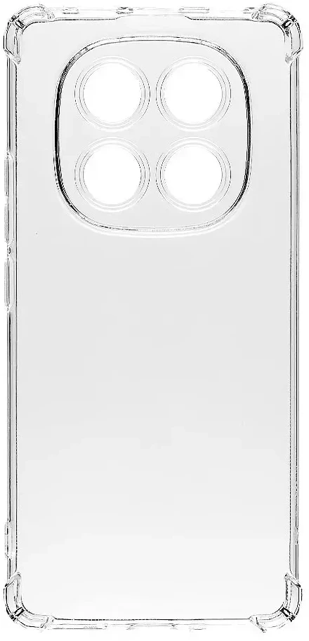 Tactical TPU Plyo dėklas skirtas Xiaomi Redmi Note 14 Pro 5G skaidrus