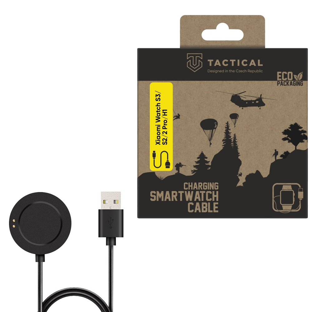Tactical Taktinis USB įkrovimo laidas, skirtas „Xiaomi Watch S3/S2/2 Pro/H1“