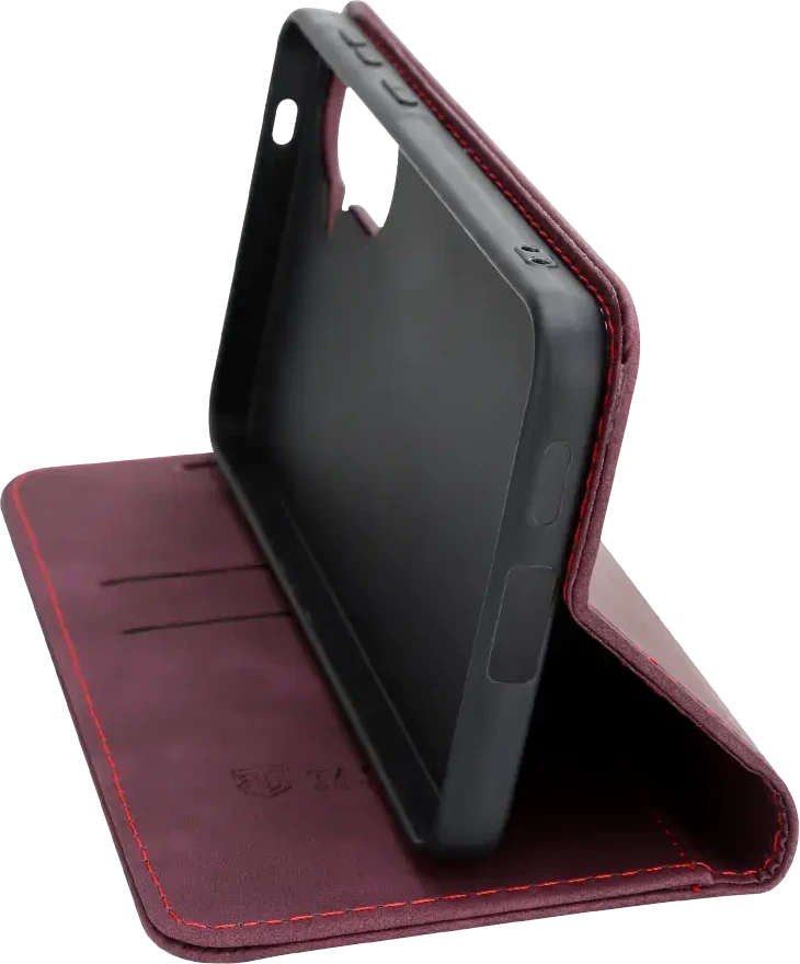 Tactical Xproof knygos tipo telefonų dėklas skirtas Samsung Galaxy A37 (A376), raudonas