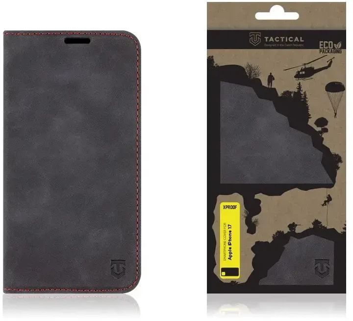 Dėklas Tactical Xproof for Apple iPhone 17 juodos spalvos Hawk