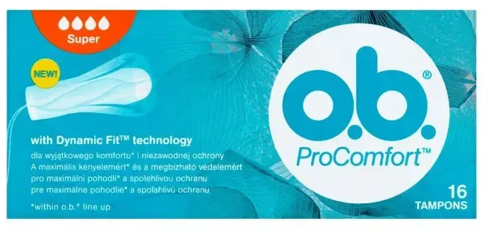 Tamponai O.B. ProComfort Super 16vnt