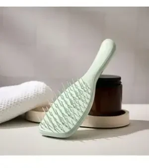 Tangle Teezer Švelnus eukalipto žalios spalvos plaukų šepetys „Ultimate Detangler“