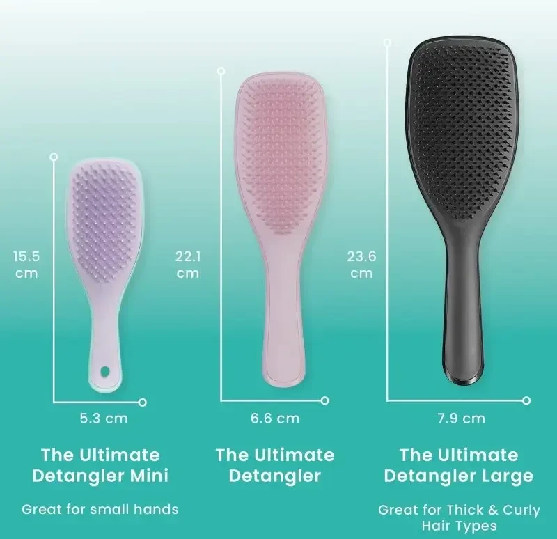 Tangle Teezer The Ultimate Detangler Large Marine Teal Plaukų šepetys
