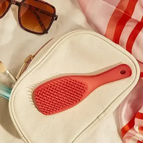 Tangle Teezer „Detangling Mini Pink Punch“ šepetys plaukams, rožinės spalvos