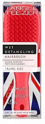 Tangle Teezer „Detangling Mini Pink Punch“ šepetys plaukams, rožinės spalvos
