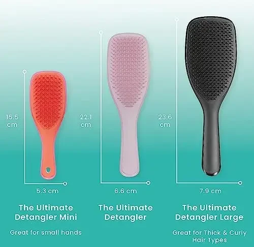 Tangle Teezer „Detangling Mini Pink Punch“ šepetys plaukams, rožinės spalvos