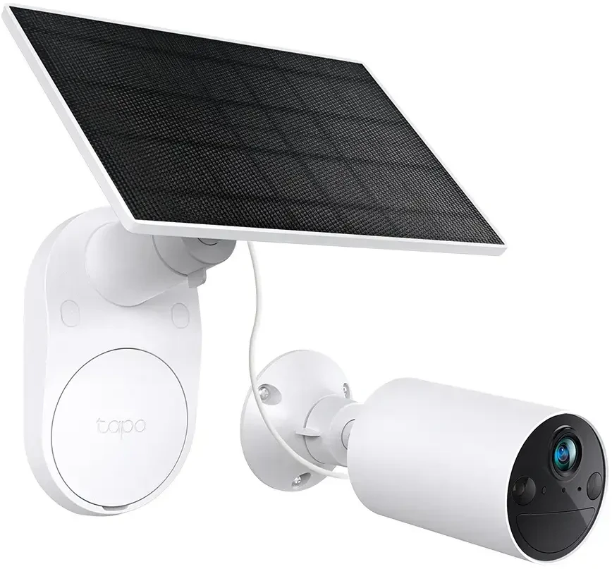 TP-LINK | Saulės energija varoma apsaugos kamerų rinkinys | Tapo C410 rinkinys | Kulka | 3 MP | 3.17mm/F1.65 | IP65 | H.264 | „MicroSD“ kortelė, iki 512 GB