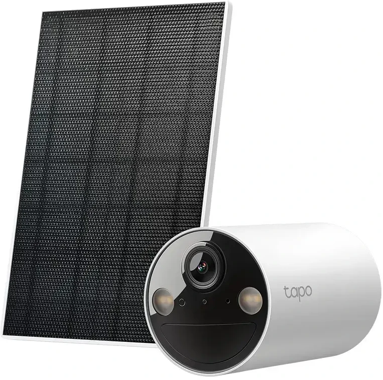 TP-LINK | Saulės energija varoma apsaugos kamerų rinkinys | Tapo C410 rinkinys | Kulka | 3 MP | 3.17mm/F1.65 | IP65 | H.264 | „MicroSD“ kortelė, iki 512 GB