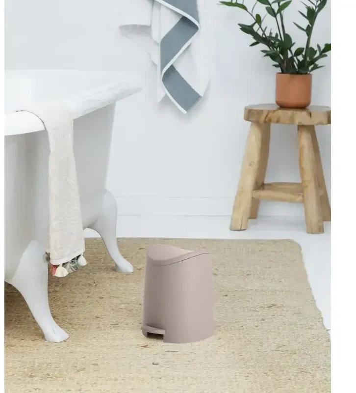 Krepšys skalbiniams Brabantia TATAY Bathroom Pedal Bin 3L Standard Brown 1522475