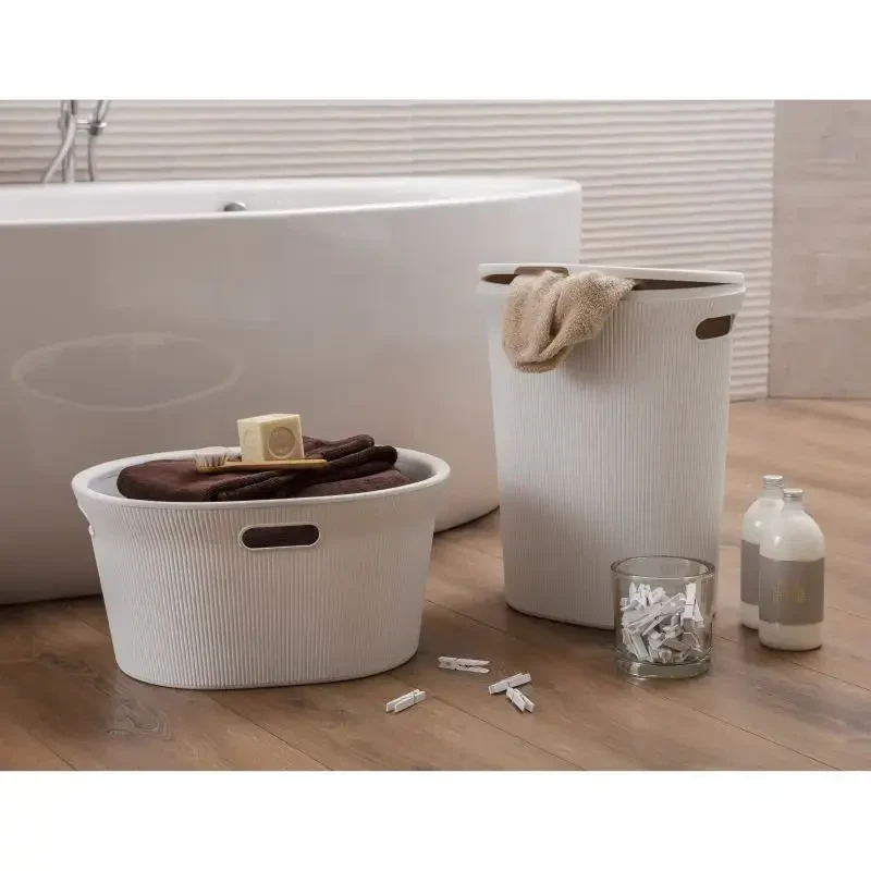 Tatay Laundry box Baobab 40L baltas