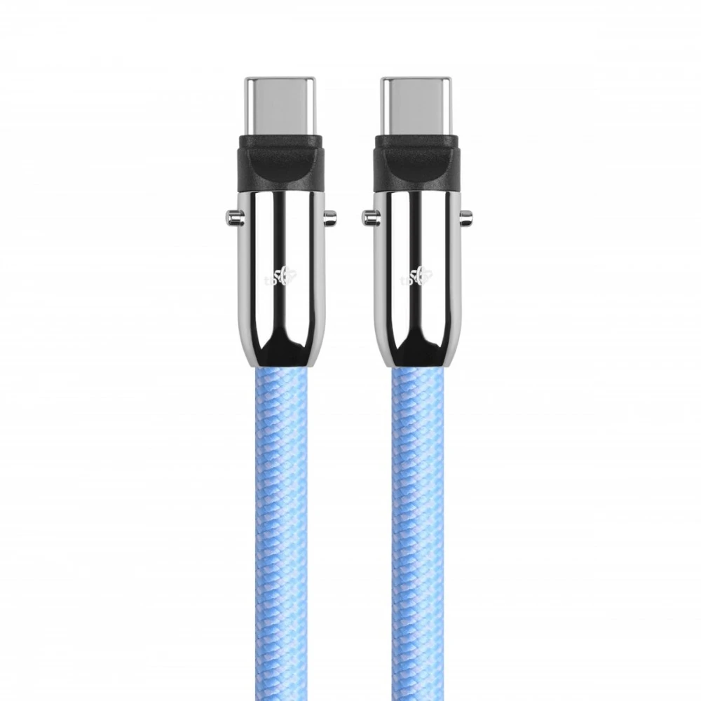 TB 2in1 USB C laidas, raištelis, 1m, mėlynas