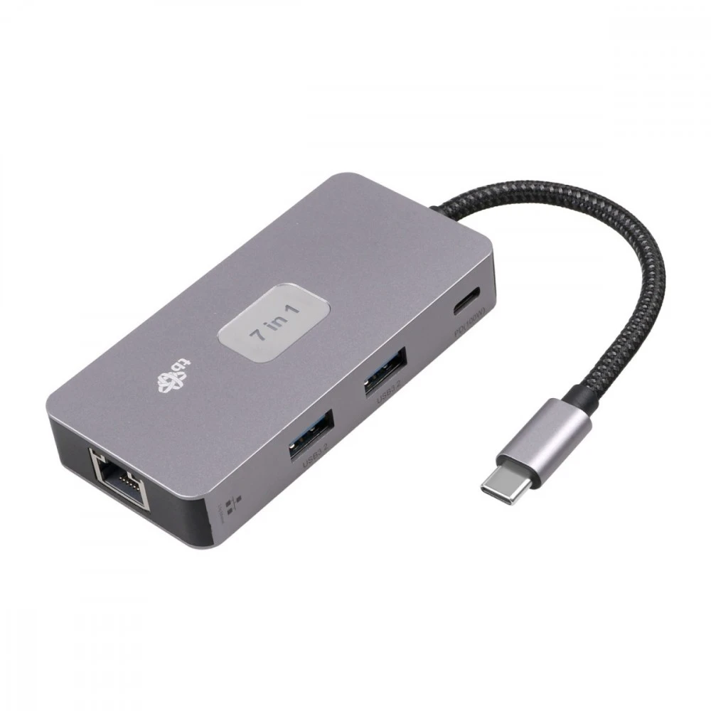 TB 7-in-1 USB-C keitiklis su pintu laidu