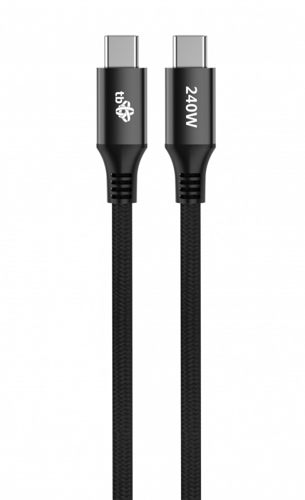 TB Kabelis USB C - USB C 1m 240W juoda