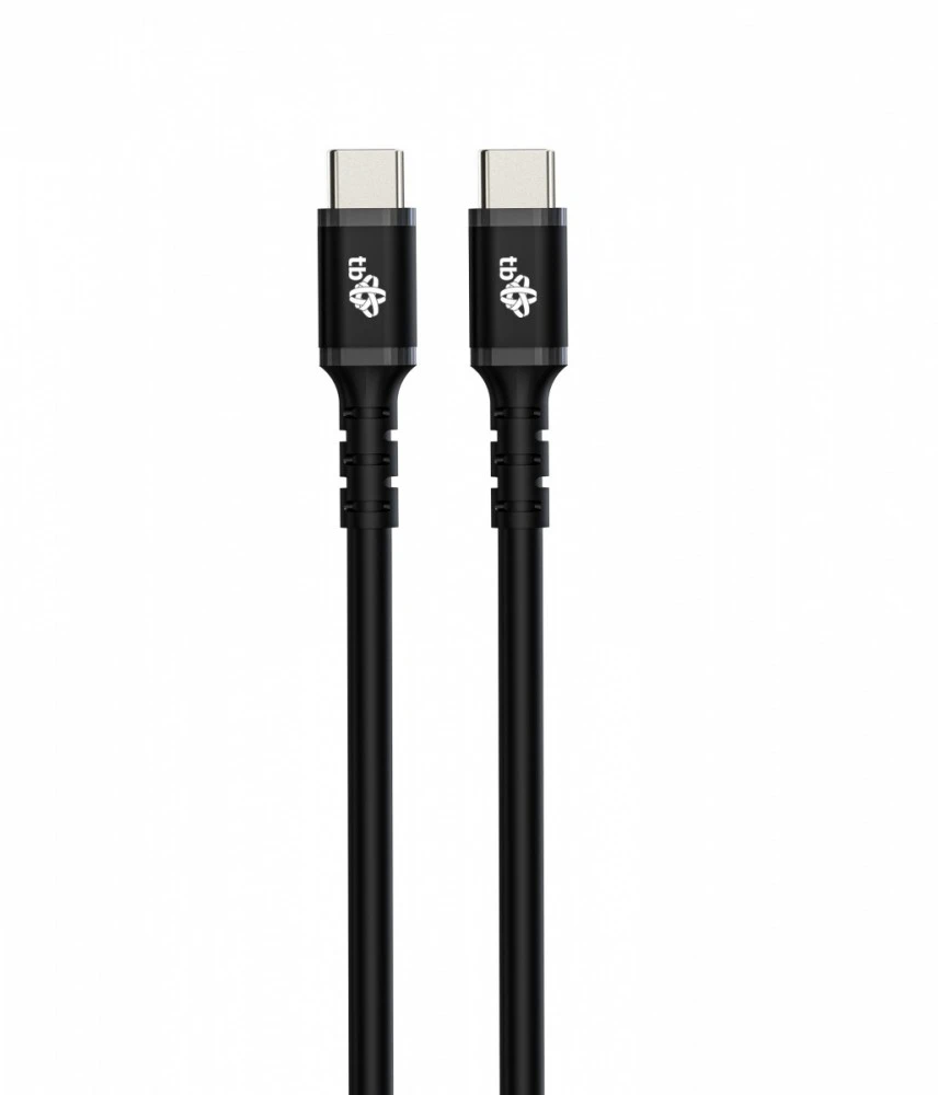 Kabelis USB TB USB-C - USB-C 3 m Juodas (AKTBXKUCC2SI30B)