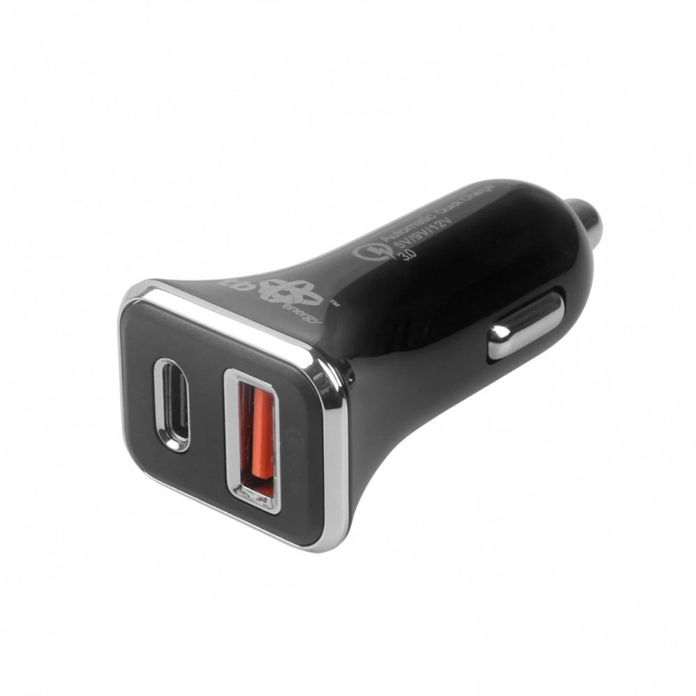 TB Universalus USB A+C QC automobilinis įkroviklis