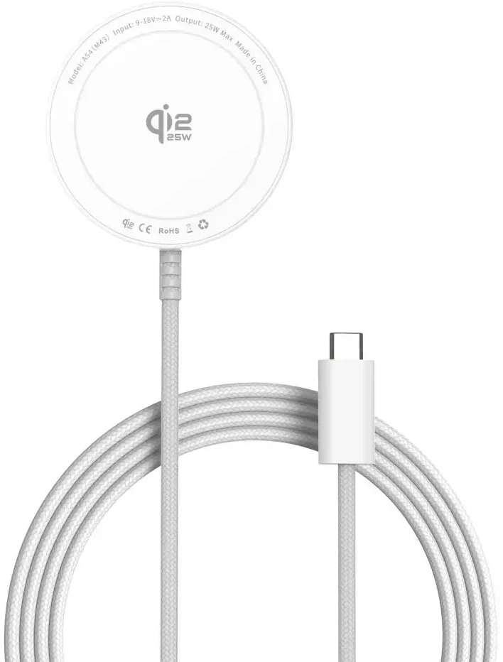 Tech-Protect A54 MagSafe 25W QI2.2 Wireless Charger - Baltas
