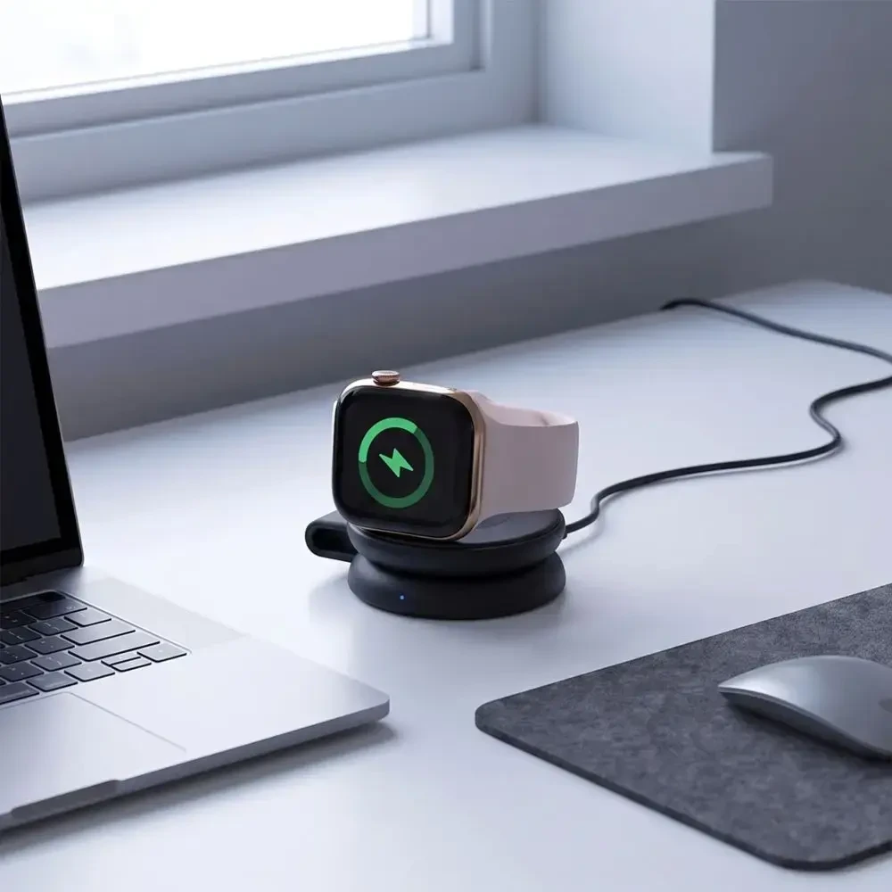Tech-Protect A55 2IN1 MAGNETINIS MagSafe BELAIDIS ĮKROVIKLIS 25W QI2.2 Juodas