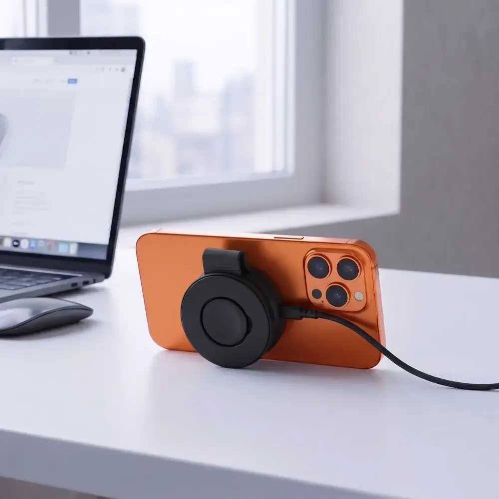 Tech-Protect A55 2IN1 MAGNETINIS MagSafe BELAIDIS ĮKROVIKLIS 25W QI2.2 Juodas
