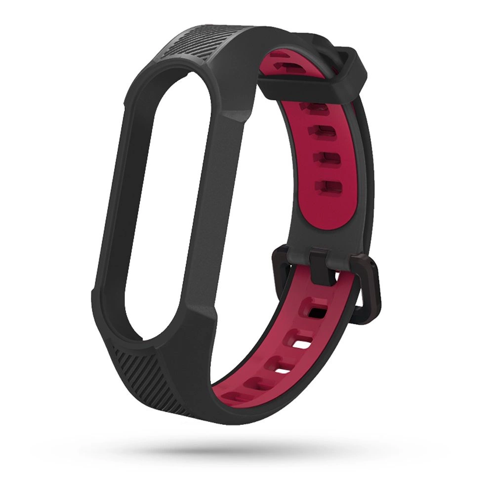 Išmaniosios apyrankės Xiaomi Mi Band 5/6 dirželis, Juodos spalvos