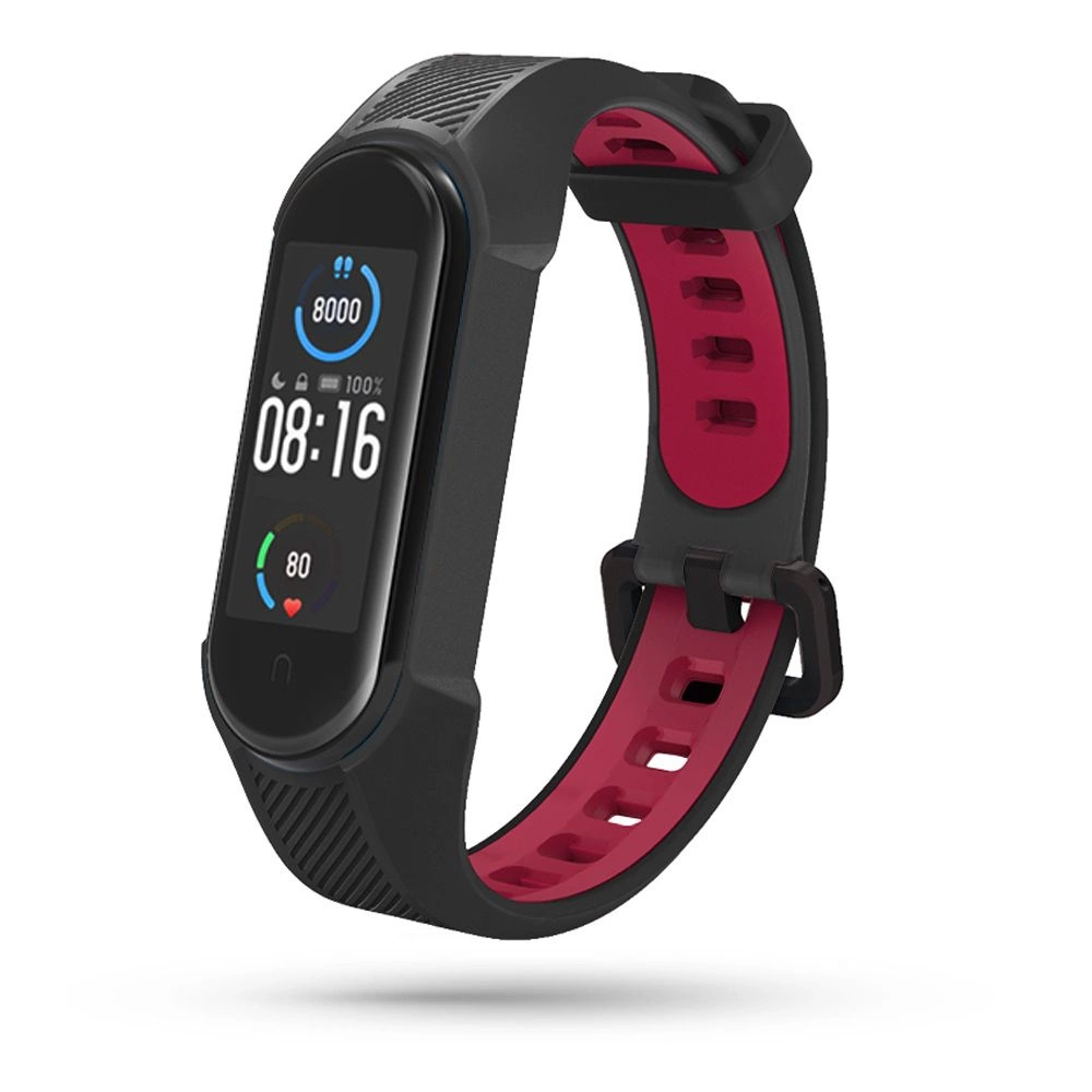 Išmaniosios apyrankės Xiaomi Mi Band 5/6 dirželis, Juodos spalvos