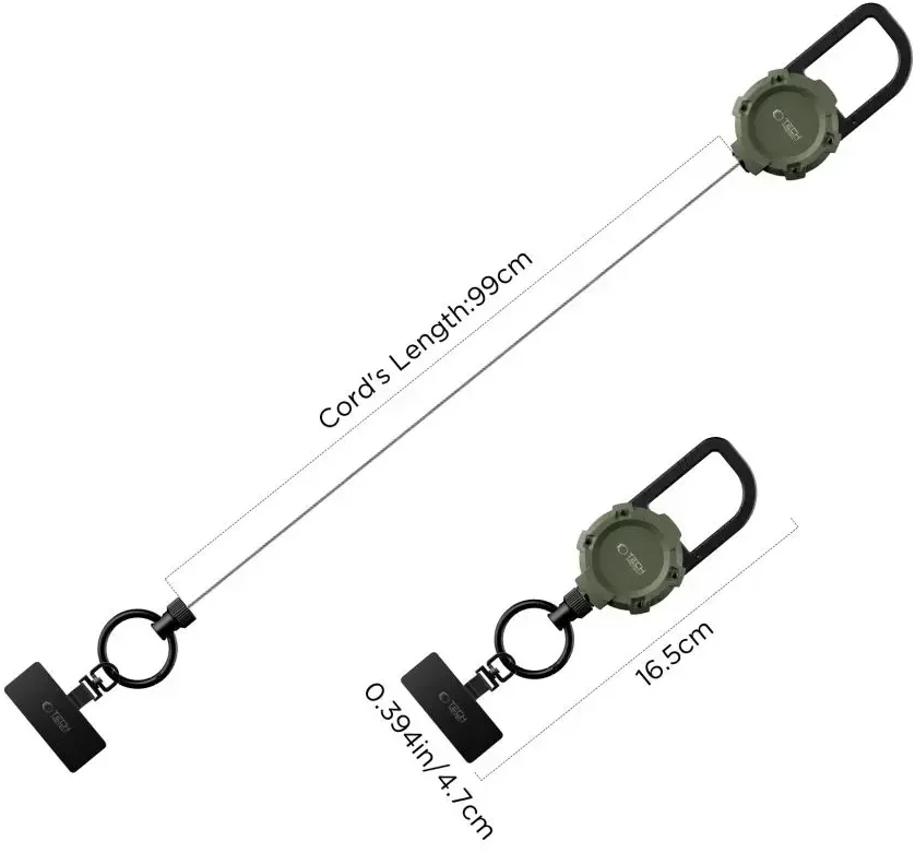 TECH-PROTECT ATH03 URBANLOOP APSAUGINIS DĖKLAS NUO VAGYSČIŲ MILITARY Žalias