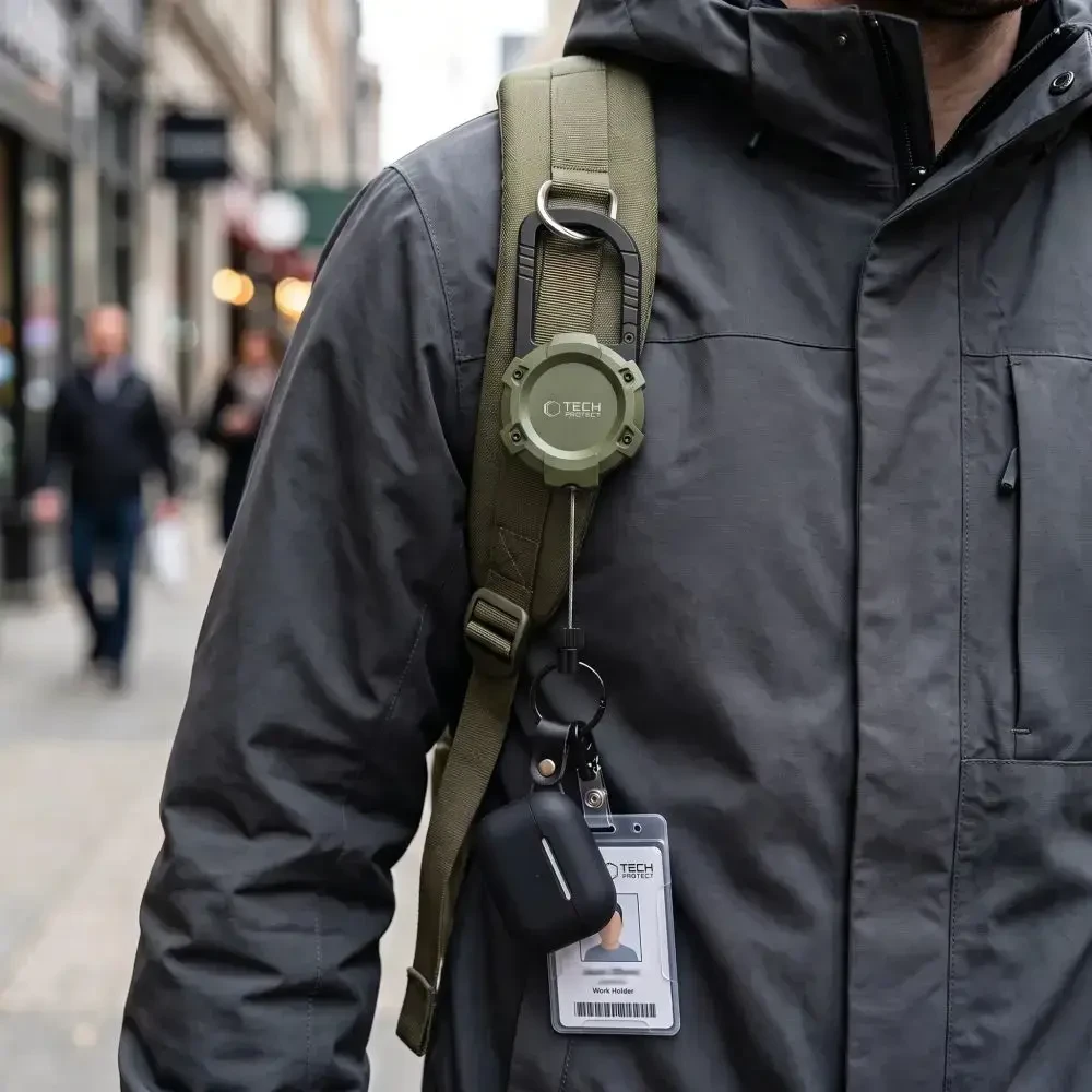 TECH-PROTECT ATH03 URBANLOOP APSAUGINIS DĖKLAS NUO VAGYSČIŲ MILITARY Žalias