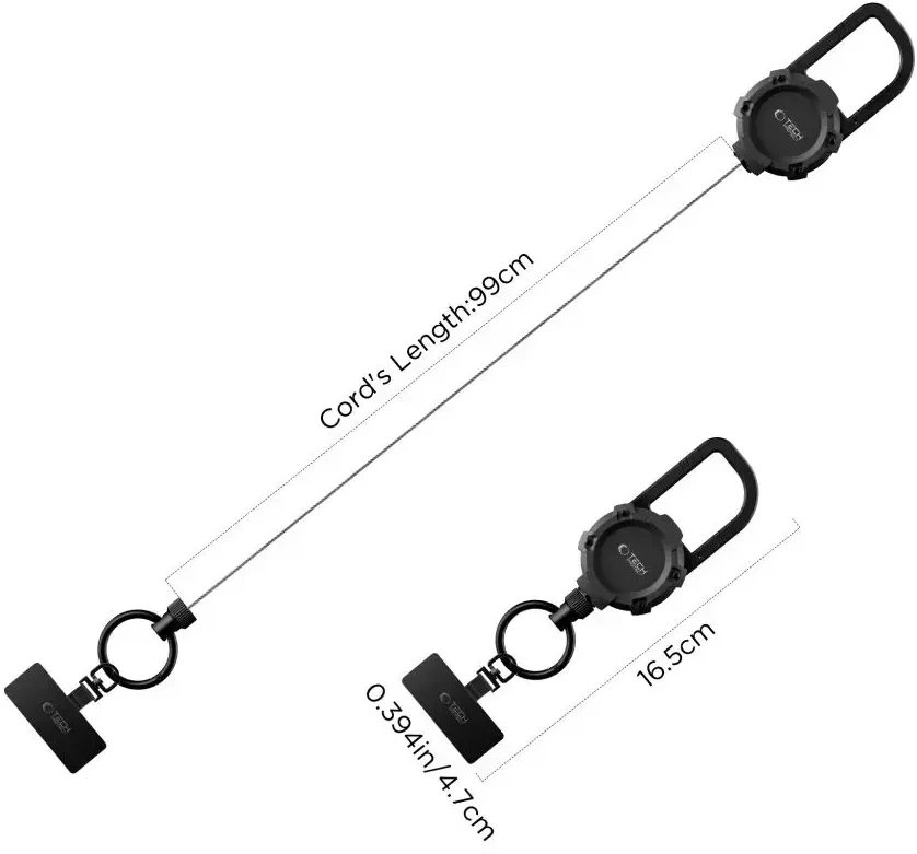 TECH-PROTECT ATH03 URBANLOOP APSAUGINIS LAIKIKLIS NUO VAGYSČIŲ Juodas