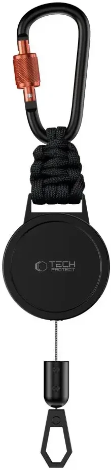 TECH-PROTECT ATH04 URBANLOOP ANTI-THEFT HOLDER Juodas/Oranžinis