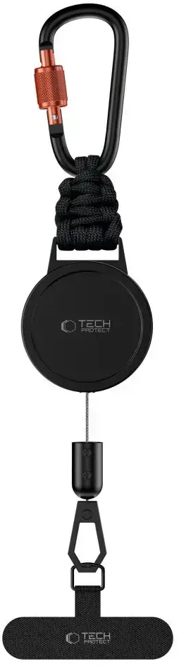 TECH-PROTECT ATH04 URBANLOOP ANTI-THEFT HOLDER Juodas/Oranžinis
