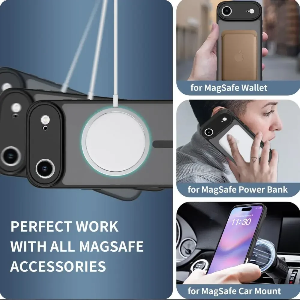 „Tech-Protect BasicMag MagSafe“ dėklas, skirtas „iPhone 17 Pro“ – oranžinis
