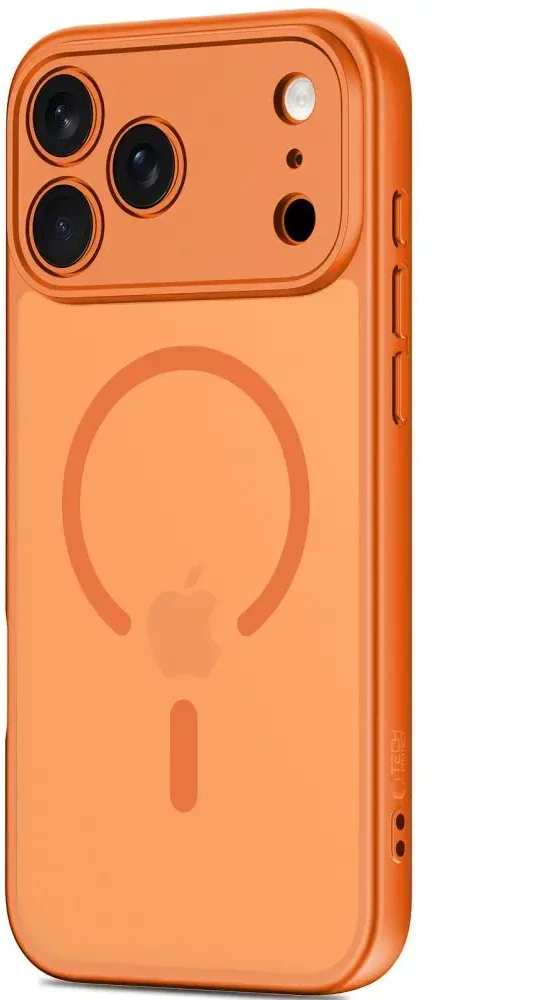 „Tech-Protect BasicMag MagSafe“ dėklas, skirtas „iPhone 17 Pro Max“ – oranžinis