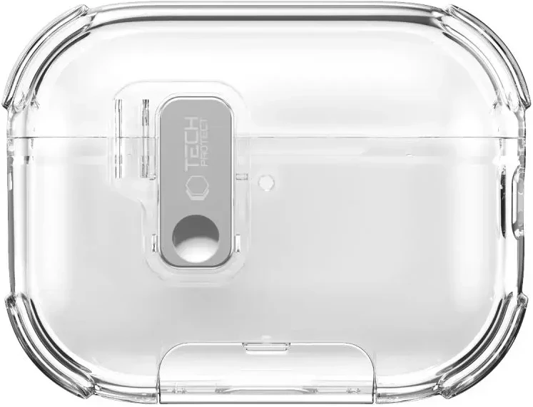 Dėklas „Tech-Protect Bounce Pro Apple AirPods Pro 3“ skaidrus