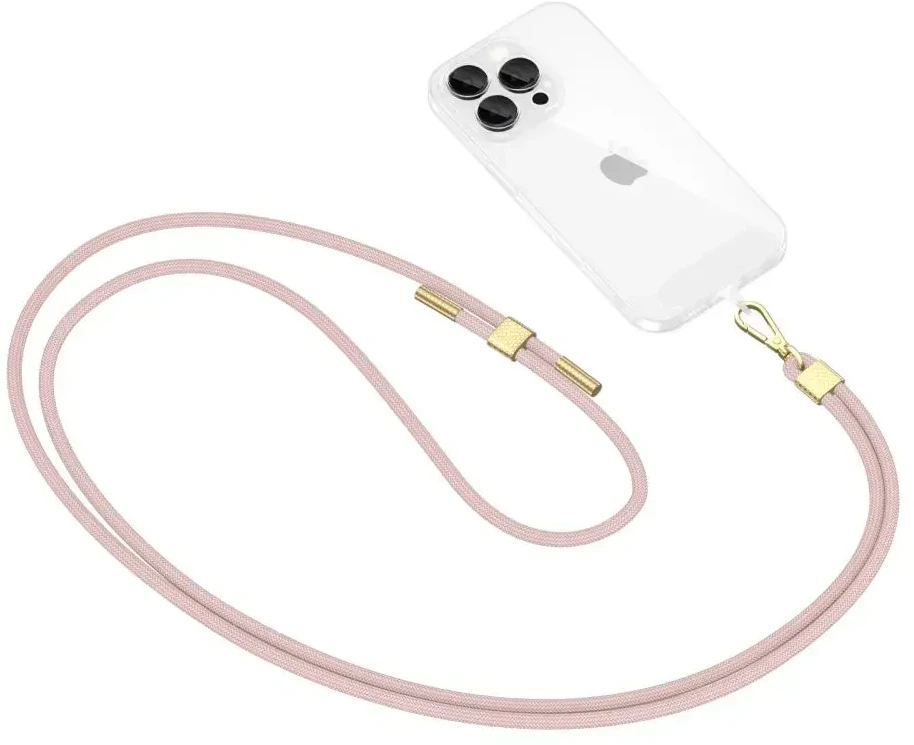 Tech-Protect C2S Rope Crossbody Strap Leash - Rožinė
