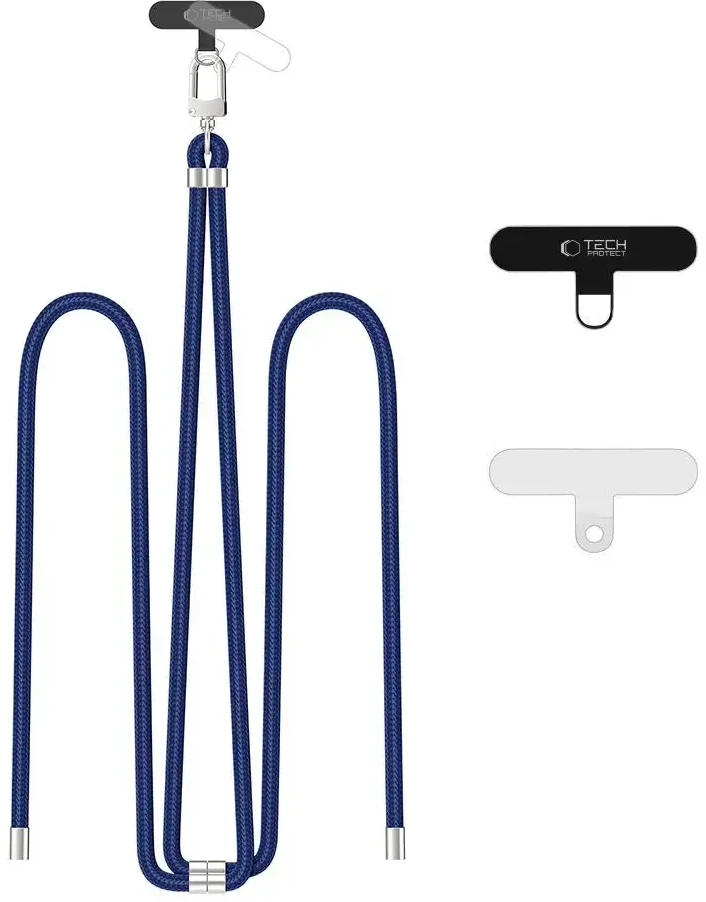 Tech-Protect C7S Rope Crossbody Leash - Navy Mėlyna