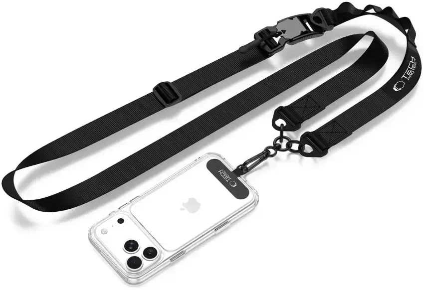 Tech-Protect C9S ROPE CROSSBODY Juodas