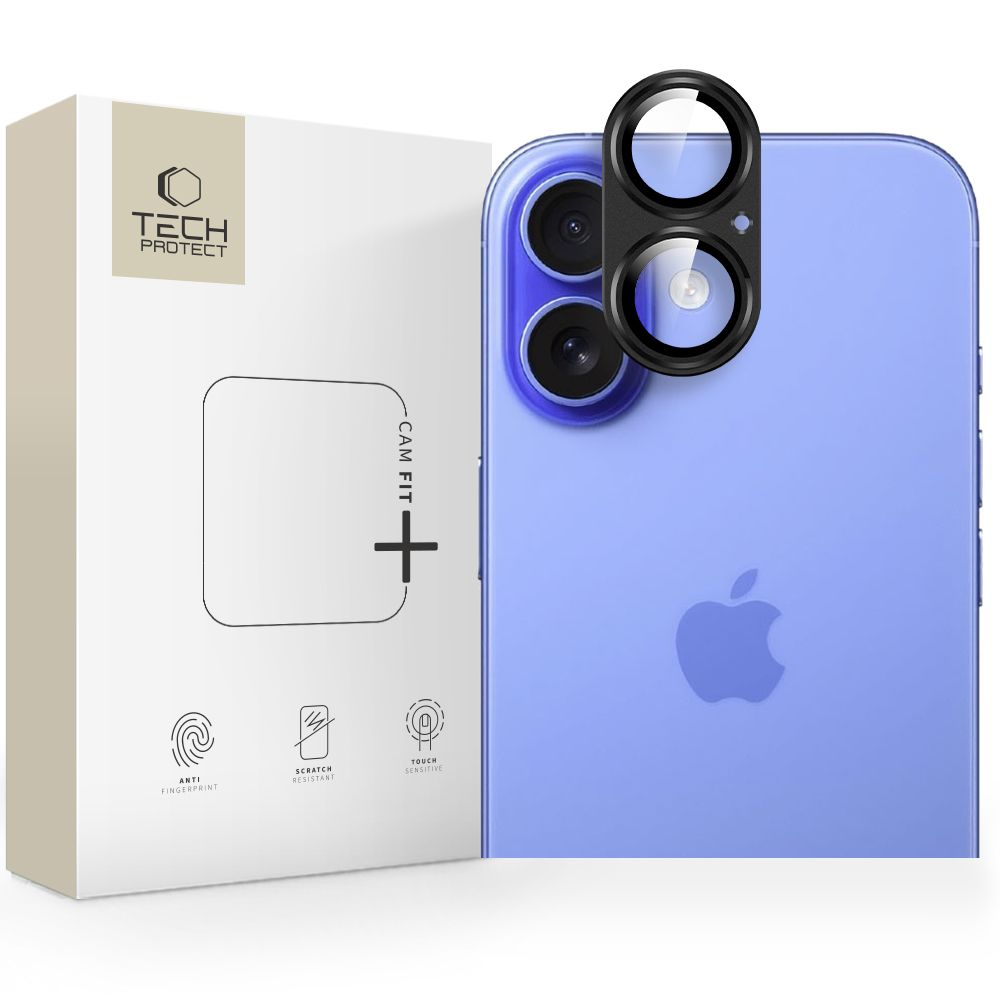 Tech-Protect Camfull Fit+ Camera Cover skirta Apple iPhone 17 – Juodas