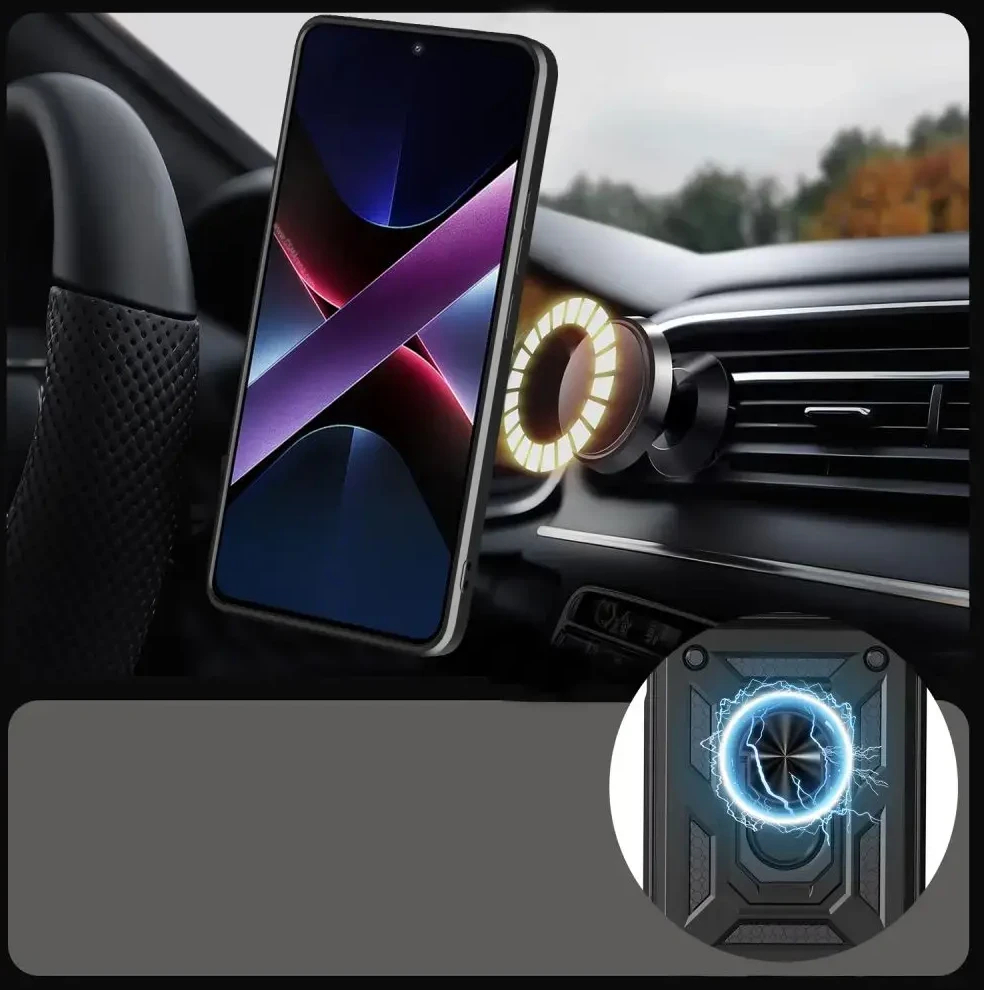 Tech-Protect CamShield Pro dėklas telefonui Xiaomi Poco F8 Pro juodos spalvos