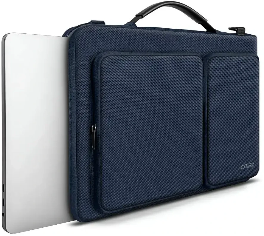 15-16 Tech-Protect Defender Bag Nešiojamas kompiuteris Bag - Mėlyna